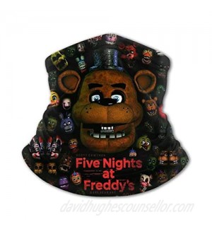 HAPPYU Five-Nights at Freddy's Kid Protective Bandana Neck Gaiter Face Scarf Outdoors Balaclava for Youths Boys Girls