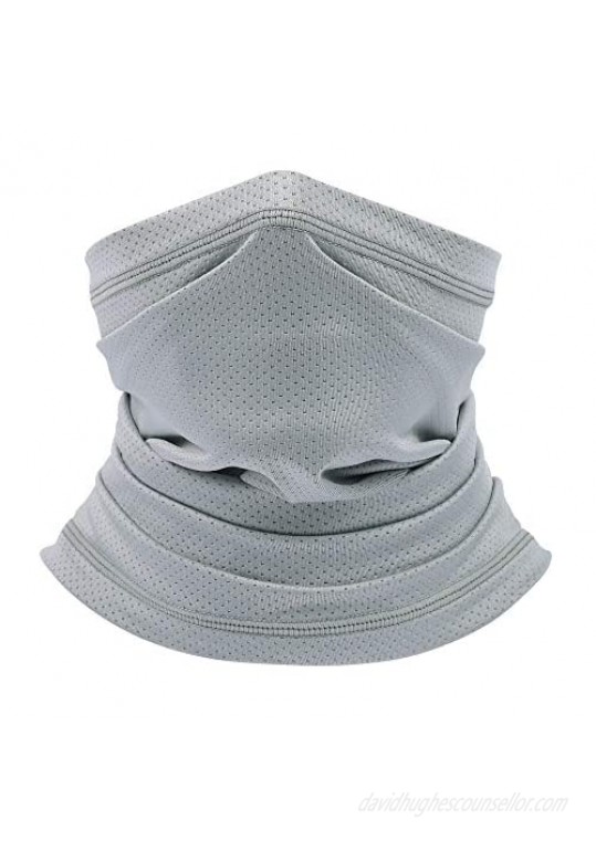 Mesh Neck Gaiter Face Mask  UV Protection，Face Scarf Bandana  Breathable Face Mask Lightweight