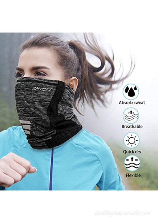 Neck Gaiter Face Mask Face Scarf Face Cover (3 Pack) Summer Dust Sun Protection Cool Lightweight Windproof for Men Women Fishing Hiking Running Cycling Outdoor Sports