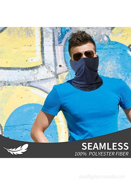 Romoc Neck Gaiter Face Mask Bandana for Men and Women Sun Dust Protection