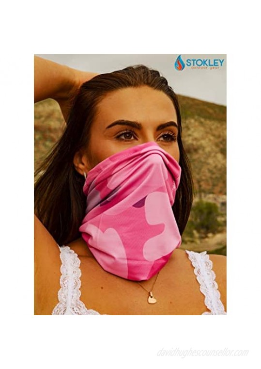 Stokley Outdoor Gear Ultra Comfortable Cooling Neck Gaiter Face Mask Scarf for Fishing and Outdoor Activities.