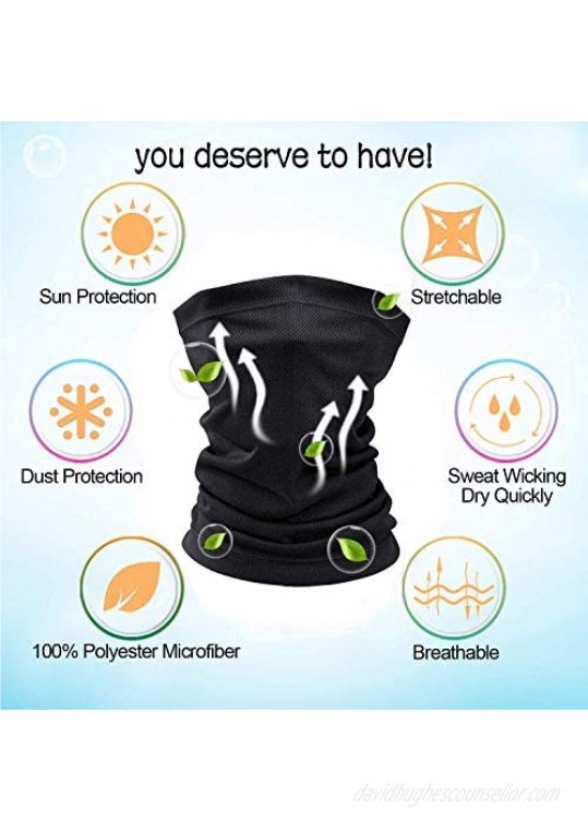Sun UV Protection Face Mask Neck Gaiter Scarf Sunscreen Breathable Bandana