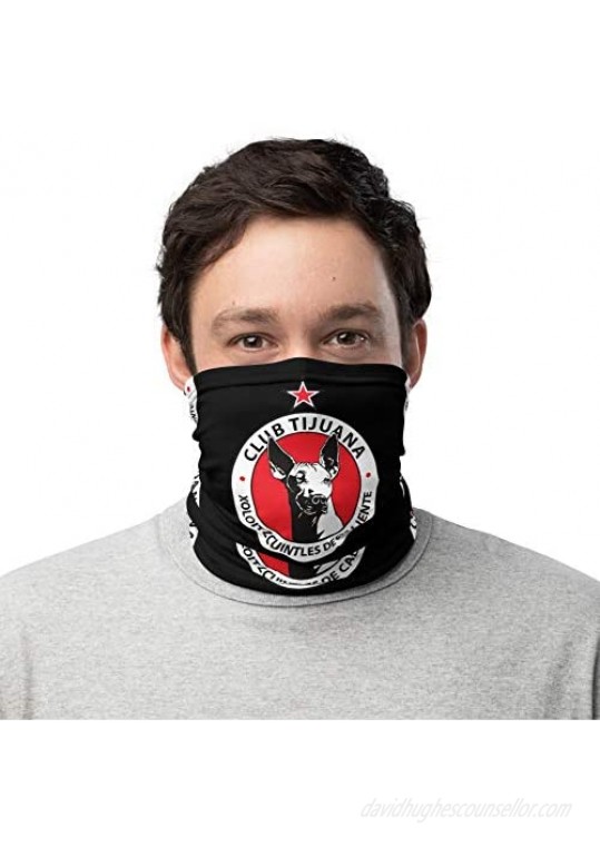 XOLOS De Tijuana Futbol Face Mask Neck Gaiter Shield Scarf Bandana UV Protection Motorcycle Cycling Riding Running Headbands