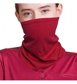 Zylioo Mulberry Silk Breathable Neck Gaiter Soft Fleece Face Covers Windproof Winter Warmer Headband Scarf Head Wrap