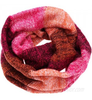 ANCHOVY Women Crochet Infinity Scarf Winter Thick Knit Loop Circle Scarf S008