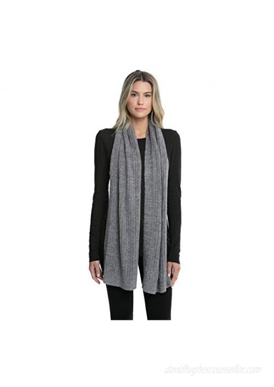 Barefoot Dreams CozyChic Lite Heathered Ribbed Scarf