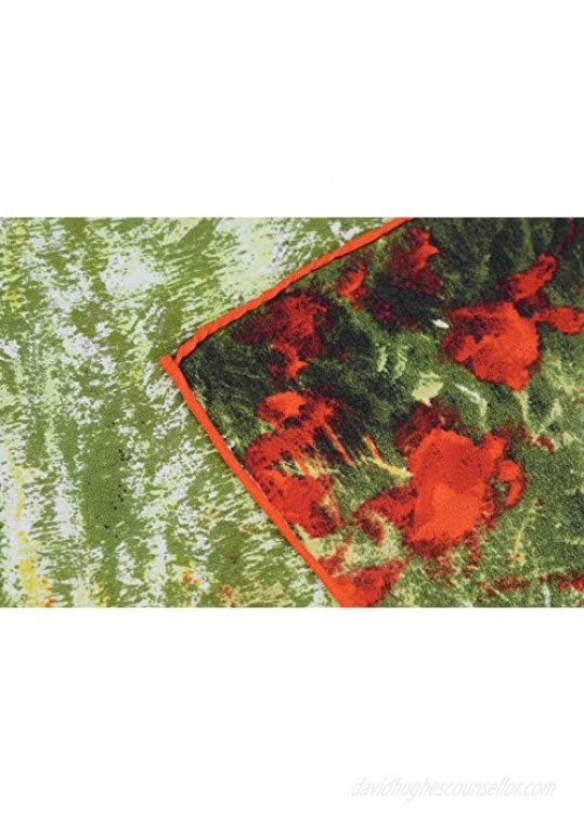 Elegna 100% Luxurious Silk Scarf Claude Monet Famous Painted Scarves