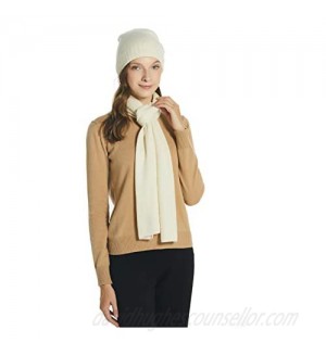 EURKEA 100% Cashmere Winter Scarf for Women  Warm & Soft  Gift Ready  Available in Solid Colors