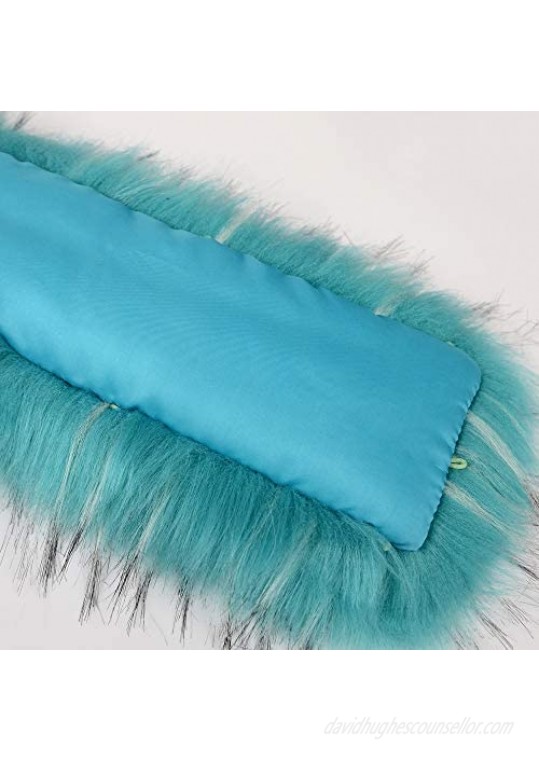 Faux Fur Collar Women's Extra Large Neck Warmer Scarf Wrap For Winter Coat