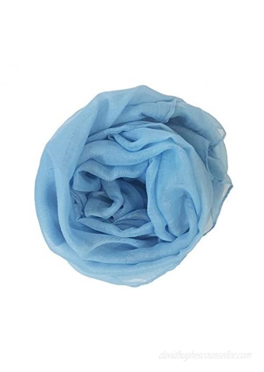 SoLine Solid Color Scarves Shawl Blanket Warm Warp lightweight Large Scarf for Women