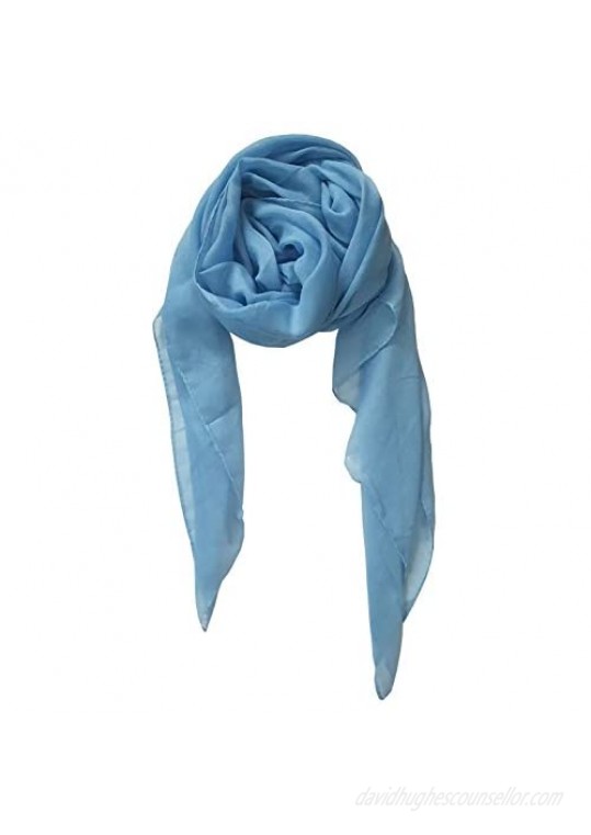 SoLine Solid Color Scarves Shawl Blanket Warm Warp lightweight Large Scarf for Women