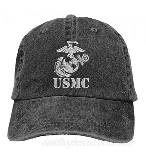 Denim Cap Eagle Globe Anchor US Logo Baseball Dad Cap Classic Adjustable Sports for Men Women Hat