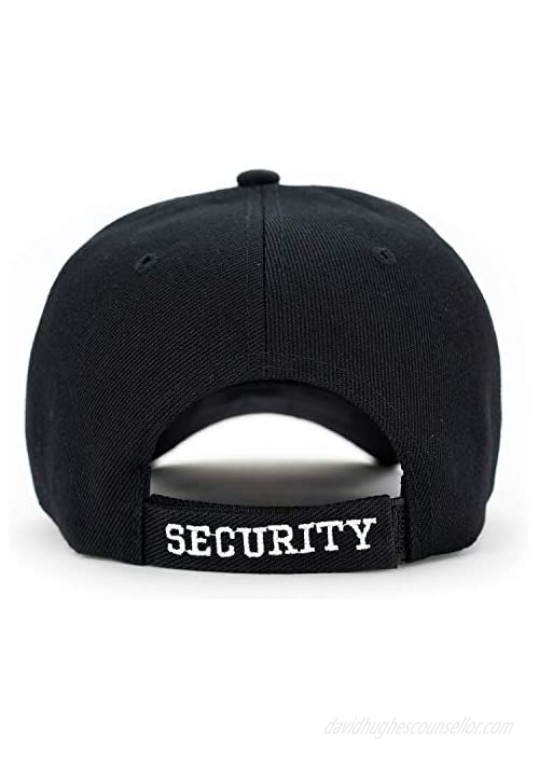 First Class Security Cap with ID On Front Peak and Back