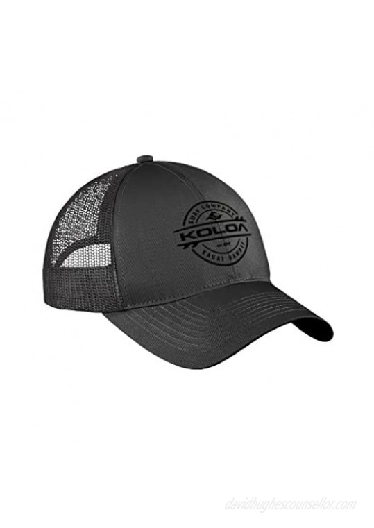 Koloa Surf Thruster LogoOld School Curved Bill Mesh Snapback Hats