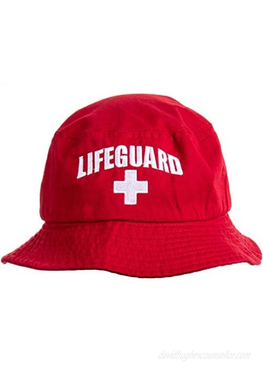 Lifeguard Bucket Hat | Professional Guard Sun Cap Men Women Costume Uniform