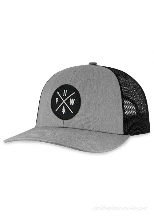 PNW Hat – Pacific Northwest Trucker Mesh Snapback Baseball Cap