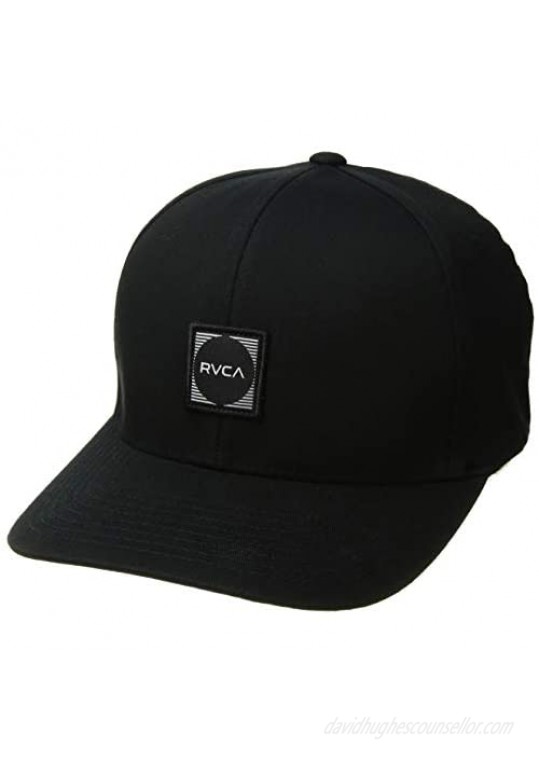 RVCA Men's Flexfit Curved Brim Fitted Hat