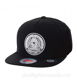 WITHMOONS Snapback Hat Illuminati Patch Hip Hop Baseball Cap AL2344
