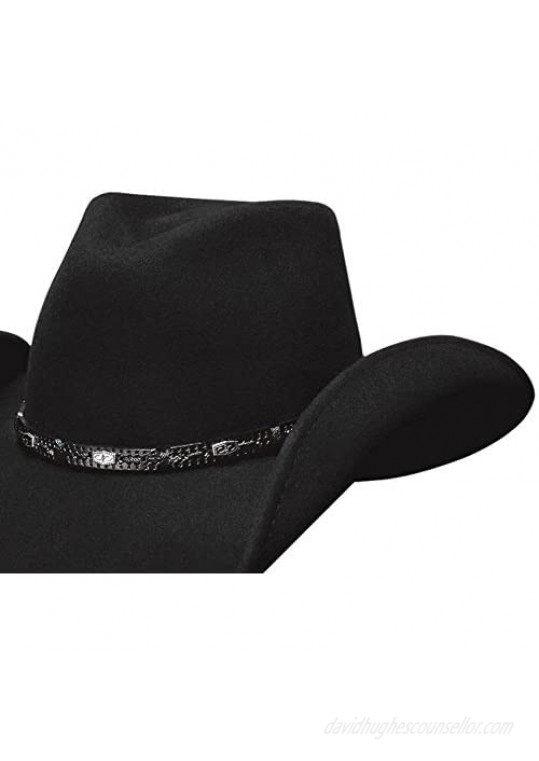 Bullhide Hats 0381Bl Cowboy Collection Wild Horse Black Cowboy Hat
