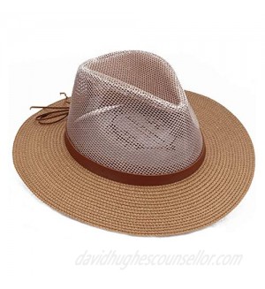 Mesh Cowboy Hat - Beach Hats  Mesh Safari Hat- Western Cowboy Hat Mesh Sun Hat