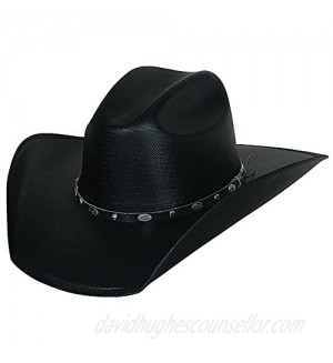 New Bullhide Hank It Western 50X Shantung Panama Straw Cowboy Hat