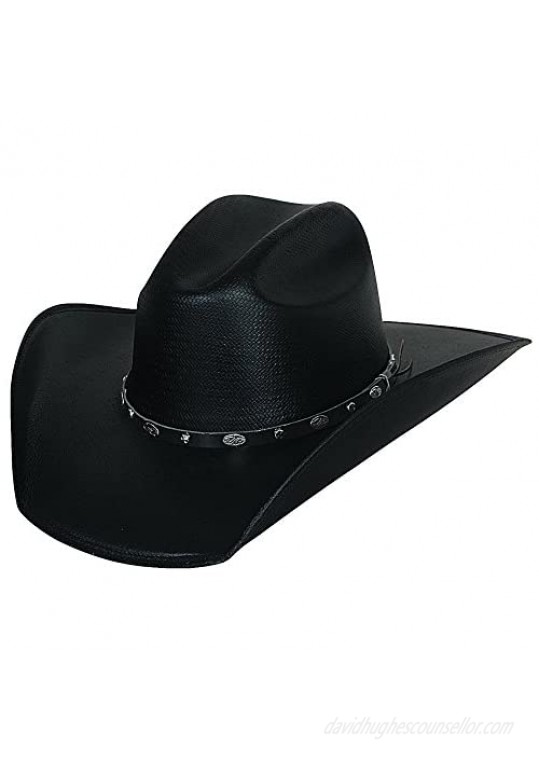 New Bullhide Hank It Western 50X Shantung Panama Straw Cowboy Hat