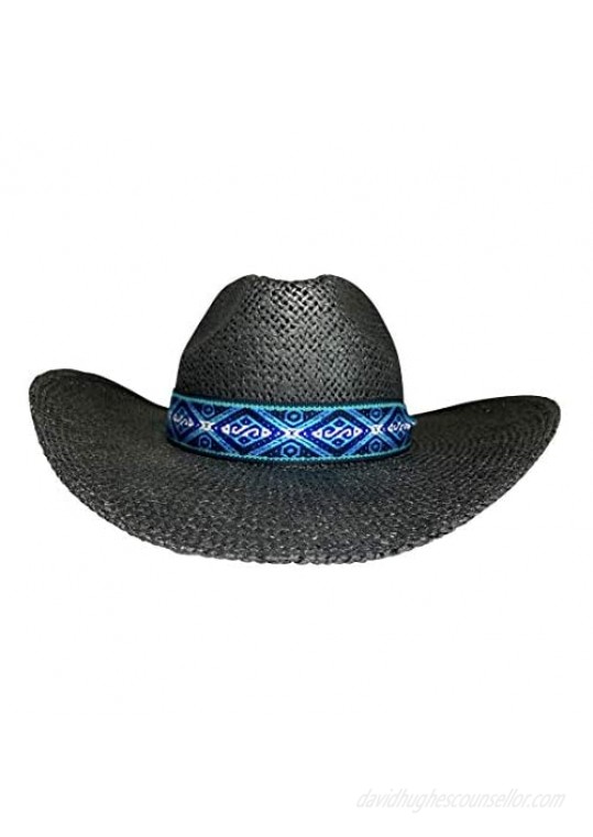 San Andreas Exports Indiana Eastwood Cowboy Hat Handmade from Wood Pulp Raffia