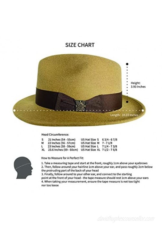 San Andreas Exports Short Brim Panama Hat Handmade from 100% Oaxacan Wool