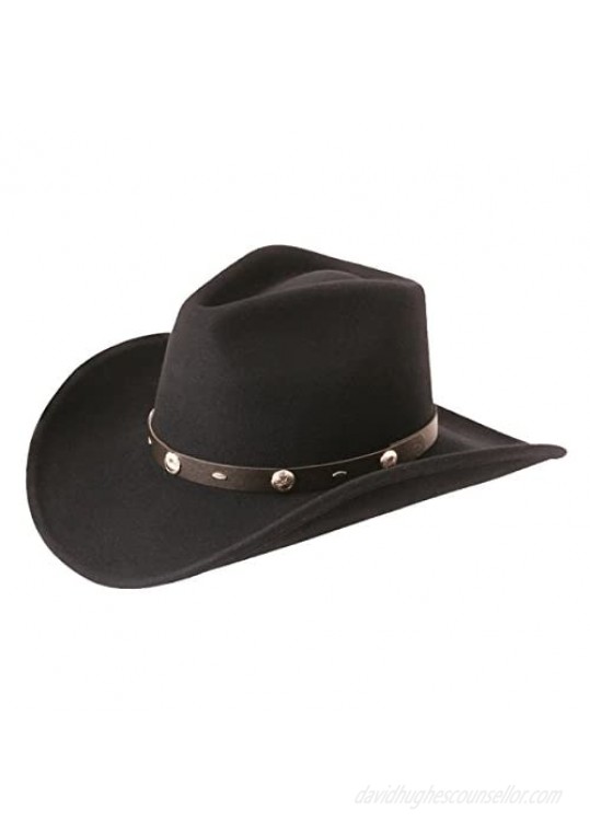 Silverado Rattler Men's Crushable Wool Western Cowboy Hat Rattler