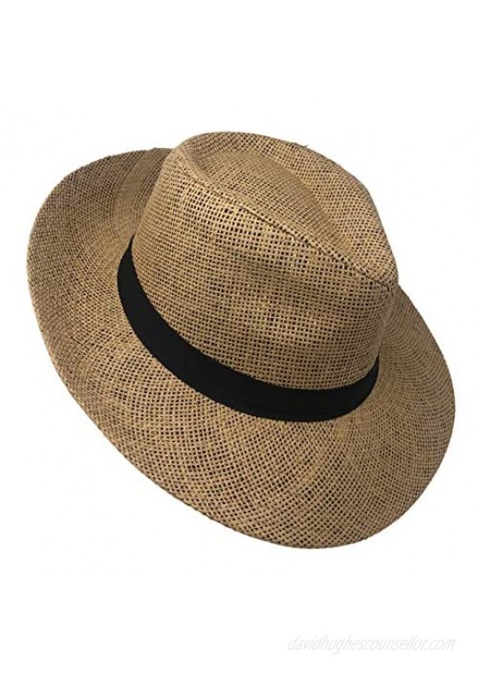 CHAPEAU TRIBE Toyo Tribly with Lining & Black Grossgrain Band (Brown)