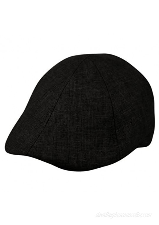Fashionable Solid Color Unisex Duck Bill Newsboy Ivy Cap