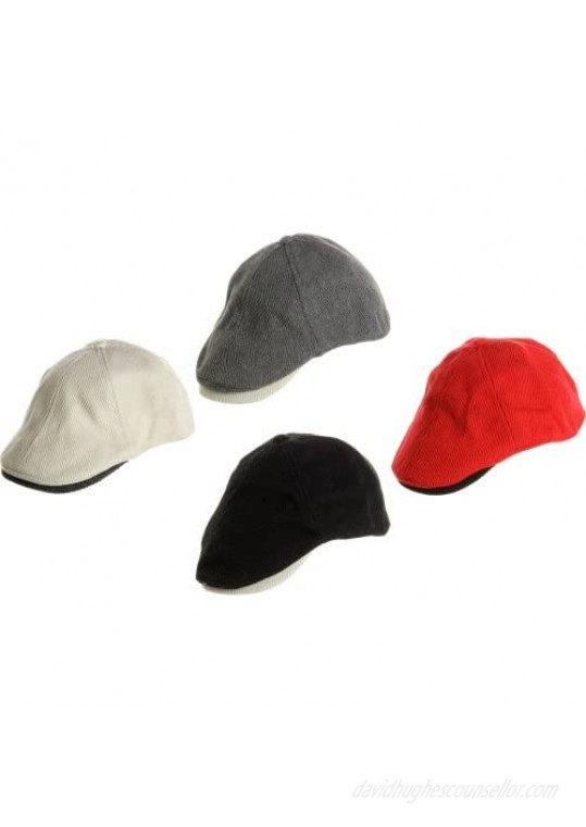 LL Light Weight Corduroy Solid Color Newsboy Caps