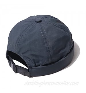 Croogo Quick Dry Brimless Hat Lightweight Daily Beanie Mesh Beanie Docker Cap Sailor Rolled Cuff Harbour Hat Casual Skullcap