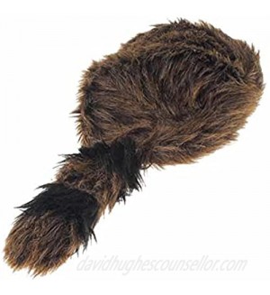 U.S. Toy Faux Fur Classic Raccoon Tail Hat  Multicolor  One Size