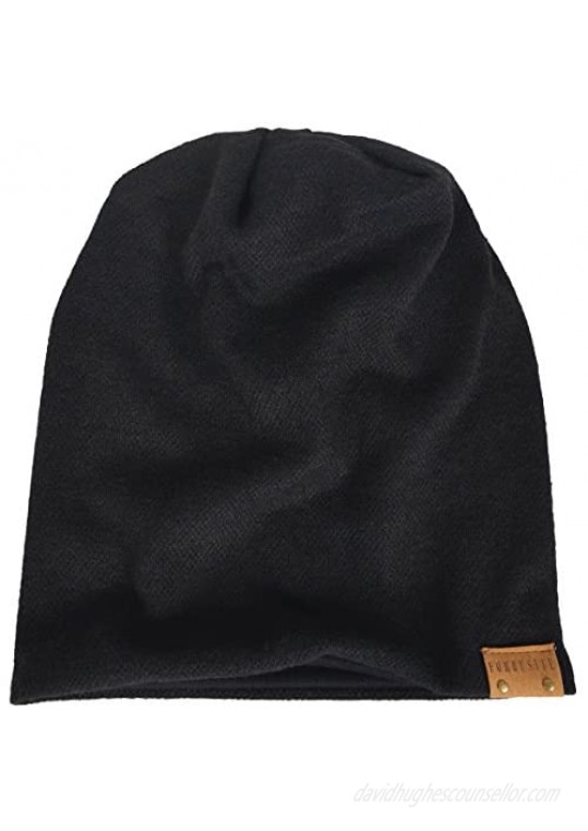 VECRY Men Oversized Slouch Beanie Large Skullcap Knit Hat