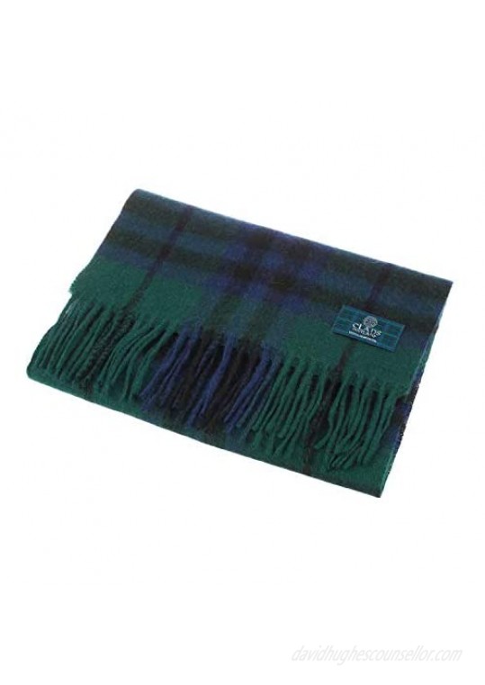Clans Of Scotland Pure New Wool Scottish Tartan Scarf Austin (One Size)