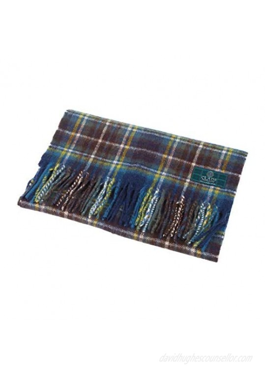 Clans Of Scotland Pure New Wool Scottish Tartan Scarf Holyrood (One Size)