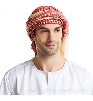 Men Muslim Arabian Shemagh 55" Headscarf