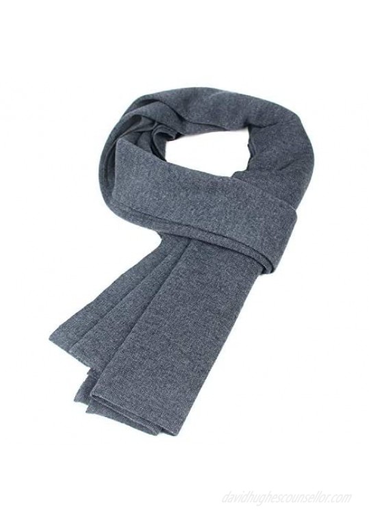 Men's Scarf Cashmere Fashion Scarves for Men Winter Knitted Long 70.8IN 11.8IN - Vextrofort