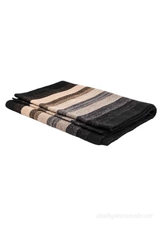 Rugged Andes Trading Company 100% Alpaca Wool Scarf - Fuego Pattern