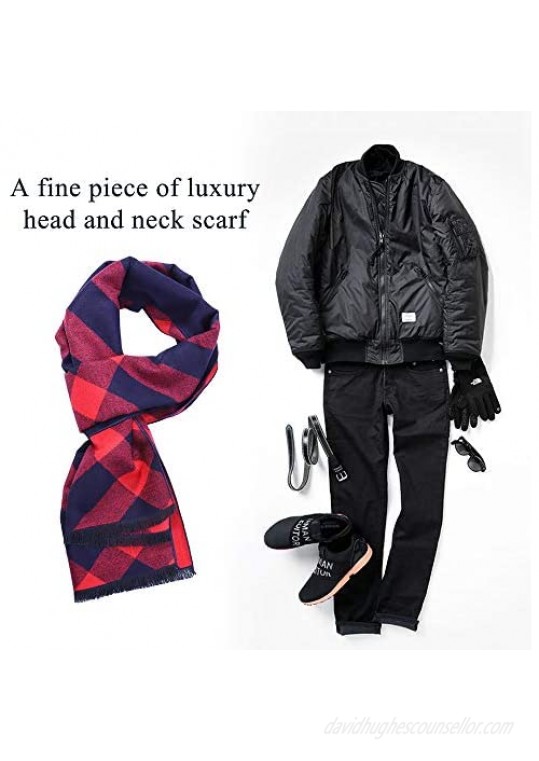 Scarf for Women and Men Cashmere Scarves for Winter Soft & Luxurious Unisex Neck Warmer Travel Head Wraps